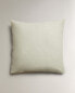 Cotton and linen pillowcase