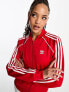 Фото #3 товара adidas Originals Adicolor track top in scarlet