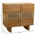 Chest of drawers Alexandra House Living Brown Rope Fir wood Paolownia wood 36 x 75 x 80 cm