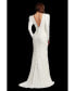 ფოტო #3 პროდუქტის Women's Irelina Puff Sleeve Embroidered Gown