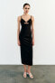 Фото #2 товара Платье cut-out из эластичной ткани ZARA