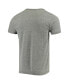 Men's Heathered Gray BYU Cougars Vintage-Like Logo Tri-Blend T-shirt