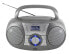 Soundmaster SCD1800TI - Personal - DAB+,FM - 2 W - LCD - Silver - AC - DC