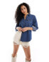 New Look denim shirt in blue BLAU, 36 - фото #1