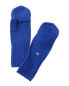 Amicale Cashmere Knit Pop Top Cashmere Gloves Women's Blue - фото #2