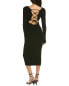 Фото #2 товара A.L.C. Kayla Midi Dress Women's Black Xs