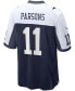 Фото #2 товара Men's Big and Tall Micah Parsons Navy Dallas Cowboys Alternate Game Jersey