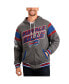 Фото #1 товара Men's Royal, Gray Buffalo Bills Extreme Full Back Reversible Hoodie Full-Zip Jacket