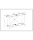 43.31" Glass Sofa Table, Acrylic Side Table, Console Table For Living Roome& Bedroom