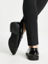 schuh Randall tassel loafers in black