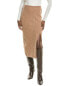 Фото #1 товара Naadam Ribbed Wool & Cashmere-Blend Pencil Skirt Women's