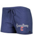 ფოტო #2 პროდუქტის Women's Navy Cleveland Guardians Billboard Racerback Tank and Shorts Sleep Set