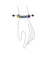 ფოტო #2 პროდუქტის Unisex Pride Jewelry Multi Color Rainbow Crystal Balls LGBTQ 12mm Beads Bolo Bracelet Men Women Teens Adjustable Macrame Strand