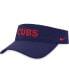 ფოტო #1 პროდუქტის Men's Royal Chicago Cubs Wordmark Performance Adjustable Visor