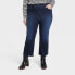 Фото #1 товара Women's High-Rise Bootcut Jeans - Universal Thread Dark Blue 24