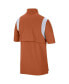 ფოტო #3 პროდუქტის Men's Texas Orange Texas Longhorns Coach Short Sleeve Quarter-Zip Jacket