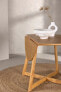 Фото #5 товара Обеденный стол ebuy24 Yadikon Ø120cm, с дополнительными плитами декора из дуба.