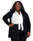 ფოტო #2 პროდუქტის Women's Open-Front Cardigan, Regular & Plus Sizes