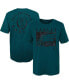 ფოტო #1 პროდუქტის Little Boys and Girls Green Philadelphia Eagles Liquid Camo Logo T-shirt