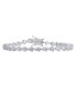 ფოტო #1 პროდუქტის Traditional Bridal Jewelry Slender Dainty Cubic Zirconia AAA CZ Pear Shape Tennis Bracelet Teardrop For Women Wedding 7.5 Inch