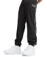 Men's Team Regular-Fit Logo Embroidered Seersucker Track Pants