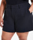 ფოტო #3 პროდუქტის Trendy Plus Size Tailored Shorts