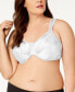 ფოტო #3 პროდუქტის Minimizer Satin Tracings Comfort Strap Underwire Bra 3562