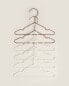 Фото #2 товара Pack of children’s hangers in neutral colours (pack of 6)