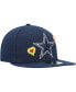 ფოტო #2 პროდუქტის Men's Navy Dallas Cowboys Chain Stitch Heart 59FIFTY Fitted Hat