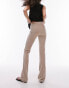 Фото #4 товара Topshop stretchy cord flare trouser in stone