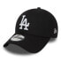 Фото #1 товара Мужская бейсболка черная с логотипом New Era 39THIRTY Los Angeles Dodgers Essential