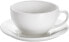 Tasse und Untertasse White Basic Round