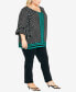 Plus Size Strike A Pose Tunic V-neck Top