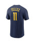 Men's Rowdy Tellez Navy Milwaukee Brewers Player Name and Number T-shirt