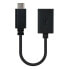 Фото #1 товара USB 2.0-кабель NANOCABLE USB 2.0, 0.15m Чёрный (1 штук)