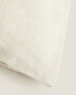 Фото #3 товара Washed linen cushion cover