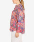 ფოტო #4 პროდუქტის Plus Size Wrinkle Resistant Printed Button Down