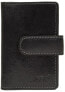 Фото #1 товара Кошелек из черной кожи Lagen Black Card Holder 1 481 / T