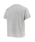 Men's Heathered Gray USC Trojans Big and Tall Arch Over Logo T-shirt