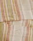 Duvet cover with multicoloured stripes