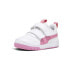 Фото #2 товара Puma Multiflex Slip On Sneaker Toddler Girls Pink, White Sneakers Casual Shoes