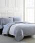 Фото #1 товара CLOSEOUT! Connery Stripe Cotton 3 Piece Duvet Cover Set, King