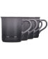 Фото #1 товара 14 oz. Stoneware Set of Four Coffee Mugs