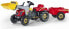 Фото #1 товара Rolly Toys Traktor Rolly z łyżką i przyczepą czerwony (5023127)