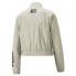 Фото #2 товара Puma Fit Woven Fashion Training Full Zip Jacket Womens Beige Casual Athletic Out