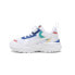 Фото #3 товара Puma Trinity Lite Ready, Set, Better Lace Up Toddler Boys White Sneakers Casual