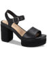 Фото #1 товара Women's Edisonn Block Heel Espadrille Platform Sandals, Created for Macy's