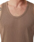 Фото #3 товара Men's Loose Fit Rib Tank Top