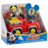 FAMOSA Articulated Figure With Mickey Vehicles