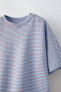 Pack of two plain and striped t-shirts